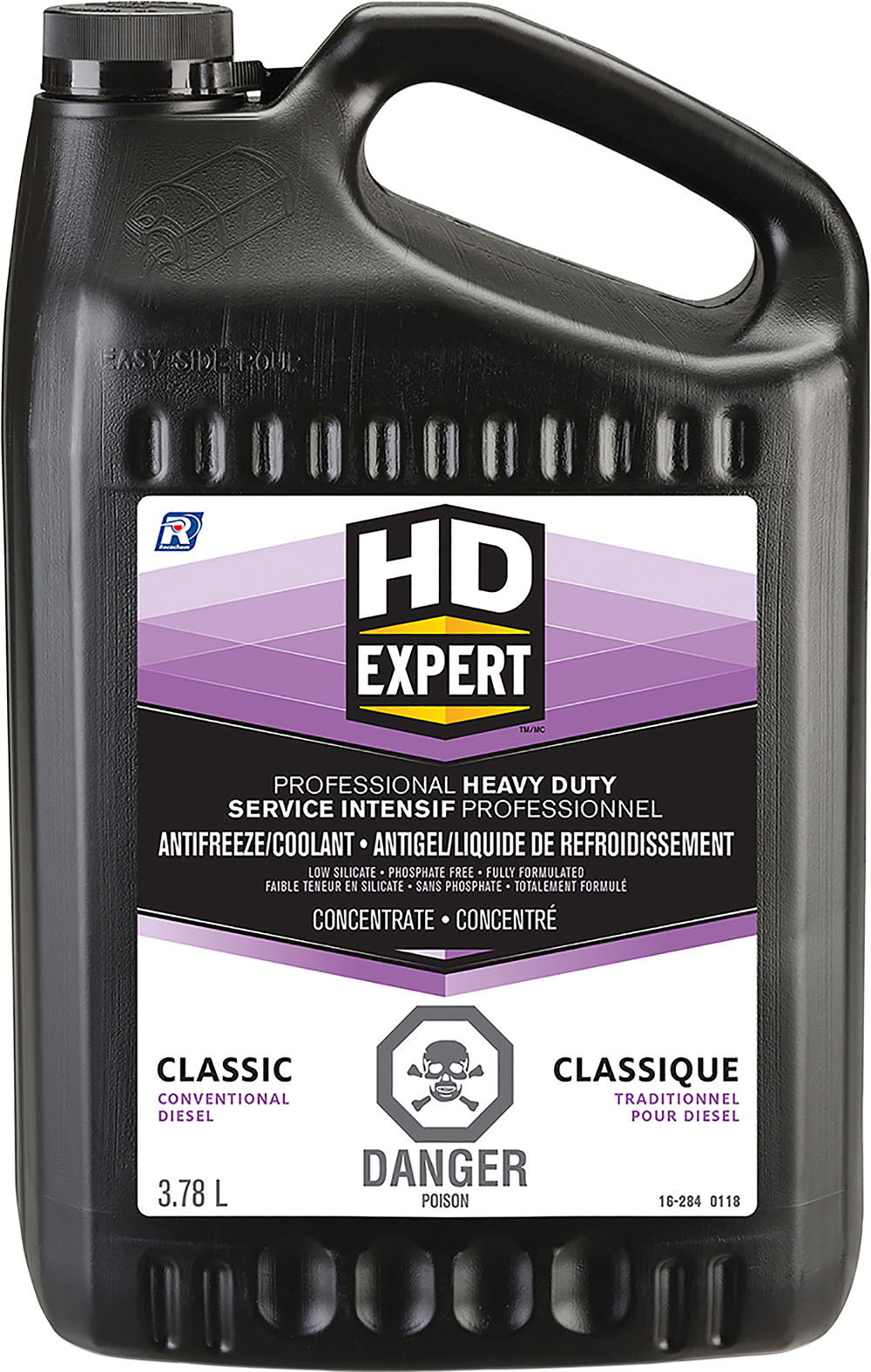 HD Expert™ - Antigel/liquide de refroidissement à usage intensif pour diesel classique, concentré, 3,78 L